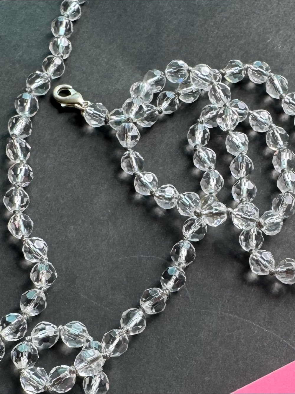 Crystal beaded necklace - Picture 4 of 8